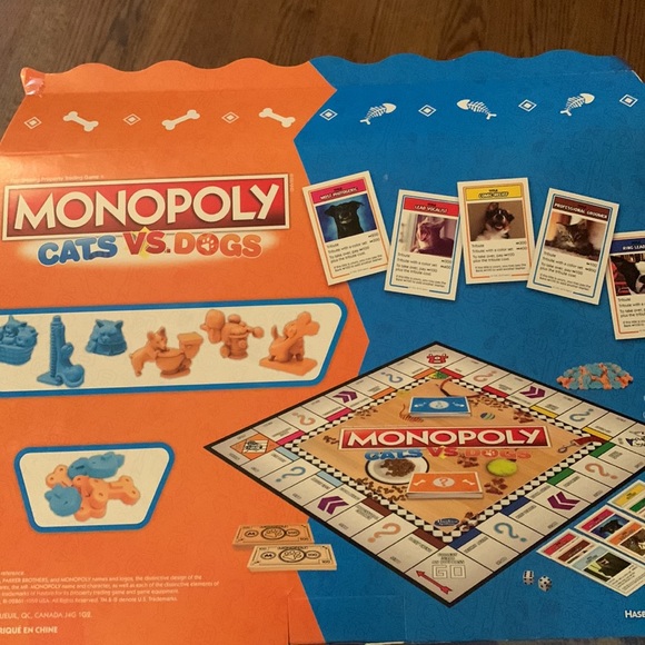 MONOPOLY -CATS v/s DOGS. BRAND NEW/NEVER BEEN USED - Picture 2 of 3
